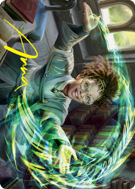 Eureka Moment Art Card (Gold-Stamped Signature) [Strixhaven: School of Mages Art Series] | Webway Games