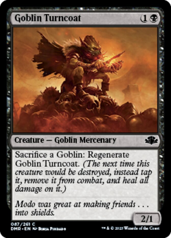 Goblin Turncoat [Dominaria Remastered] | Webway Games
