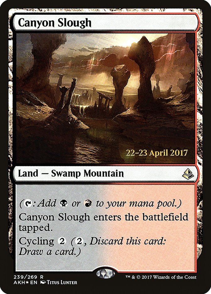 Canyon Slough  (Prerelease) [Amonkhet Prerelease Promos] | Webway Games