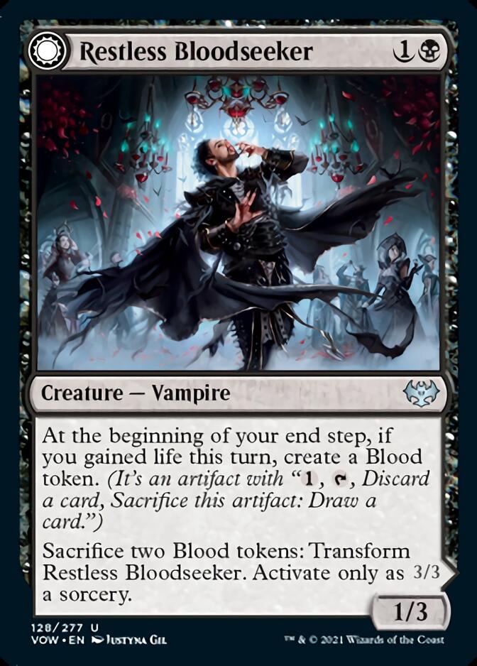 Restless Bloodseeker // Bloodsoaked Reveler [Innistrad: Crimson Vow] | Webway Games