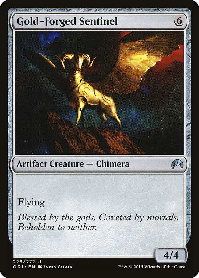 Gold-Forged Sentinel [Magic Origins] | Webway Games