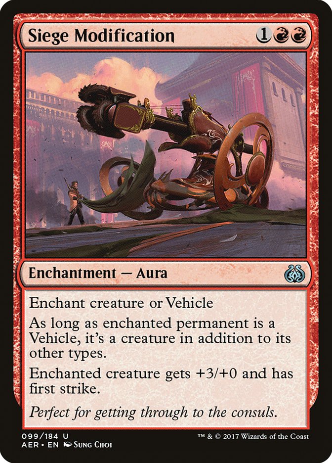 Siege Modification [Aether Revolt] | Webway Games