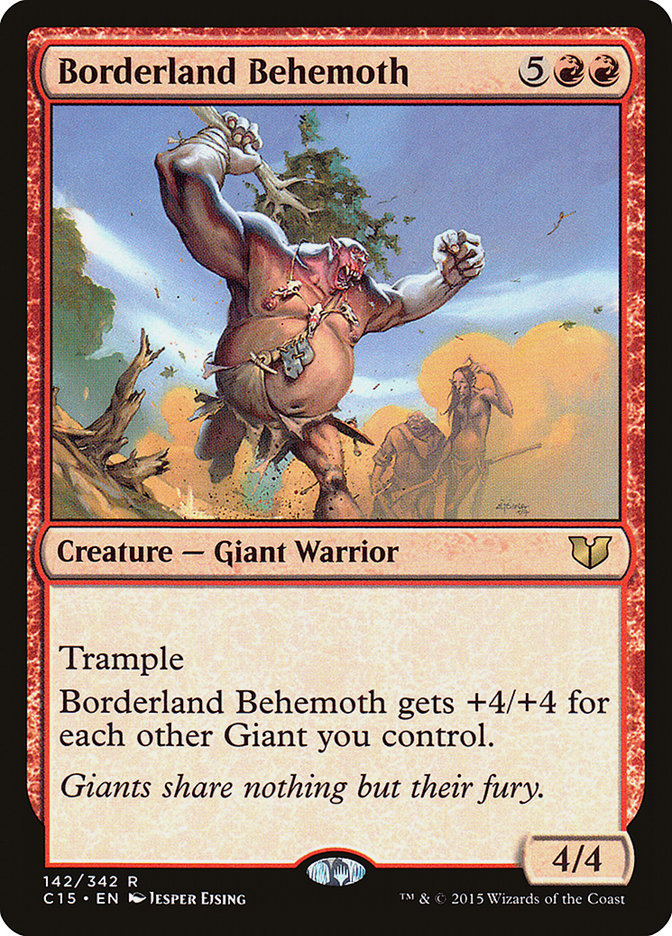 Borderland Behemoth [Commander 2015] | Webway Games