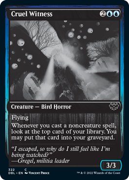 Cruel Witness [Innistrad: Double Feature] | Webway Games