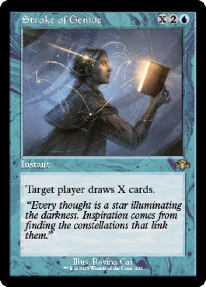 Stroke of Genius (Retro) [Dominaria Remastered] | Webway Games