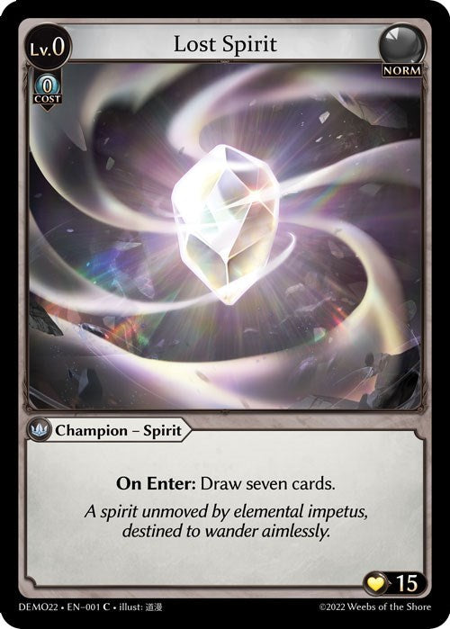 Lost Spirit (001) [2022 Demo Deck] | Webway Games