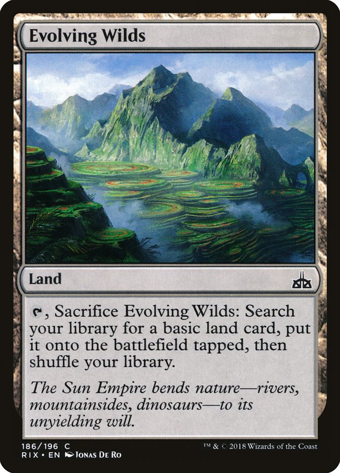 Evolving Wilds [Rivals of Ixalan] | Webway Games