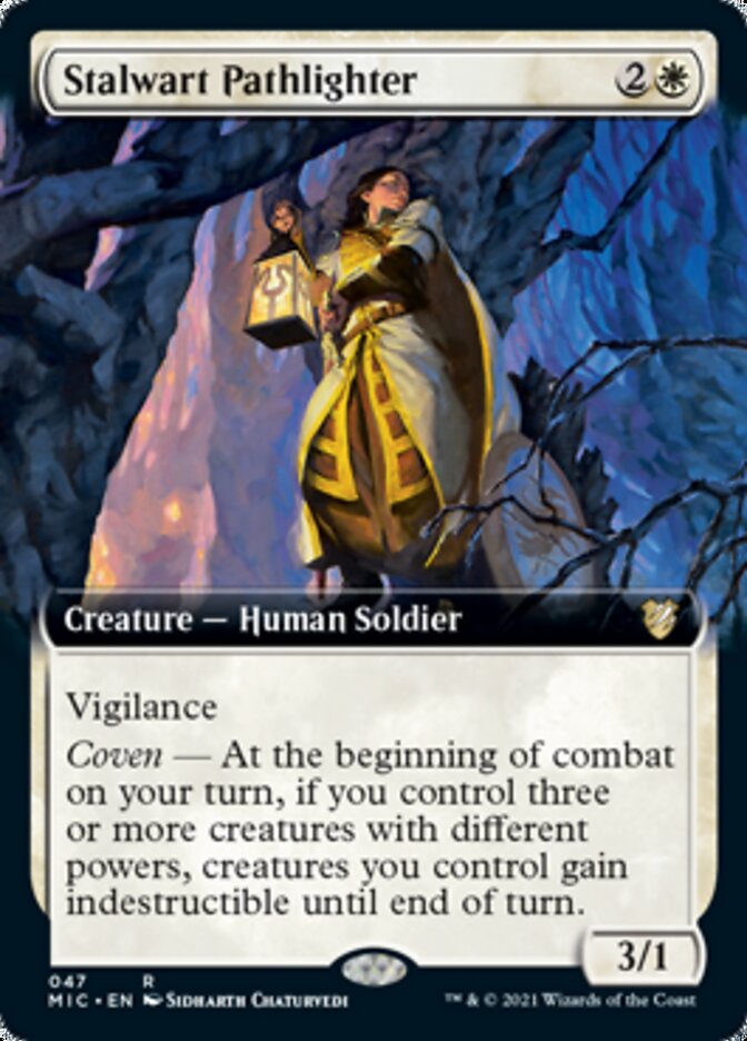 Stalwart Pathlighter (Extended) [Innistrad: Midnight Hunt Commander] | Webway Games