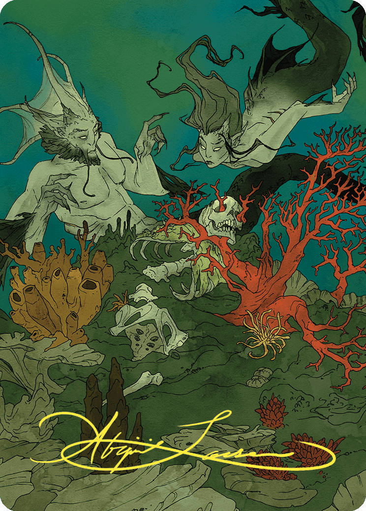 Curiosity Art Card (Gold-Stamped Signature) [Wilds of Eldraine Art Series] | Webway Games