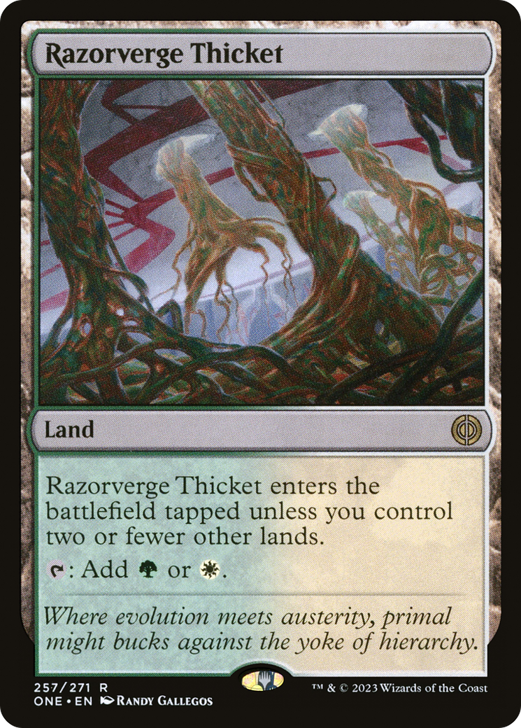 Razorverge Thicket [Phyrexia: All Will Be One] | Webway Games
