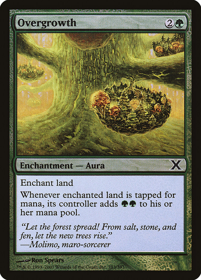 Overgrowth (Premium Foil) [Tenth Edition] | Webway Games