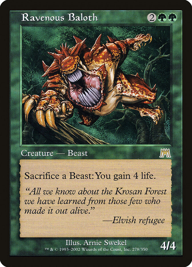 Ravenous Baloth [Onslaught] | Webway Games