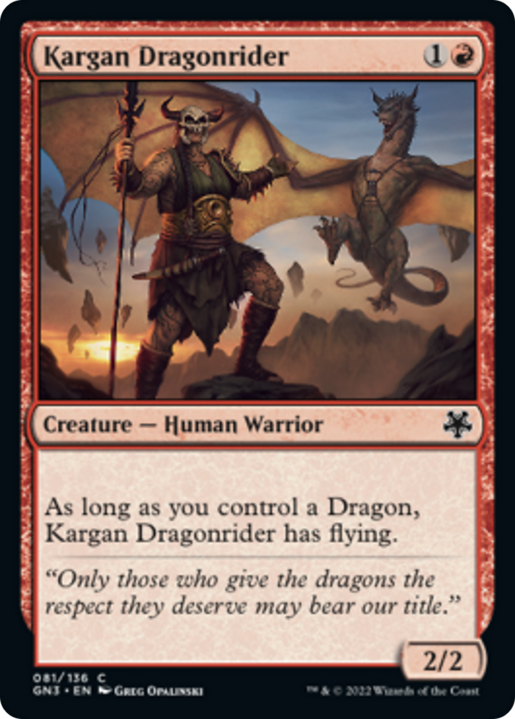 Kargan Dragonrider [Game Night: Free-for-All] | Webway Games