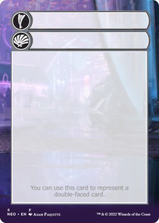 Helper Card (8/9) [Kamigawa: Neon Dynasty Tokens] | Webway Games