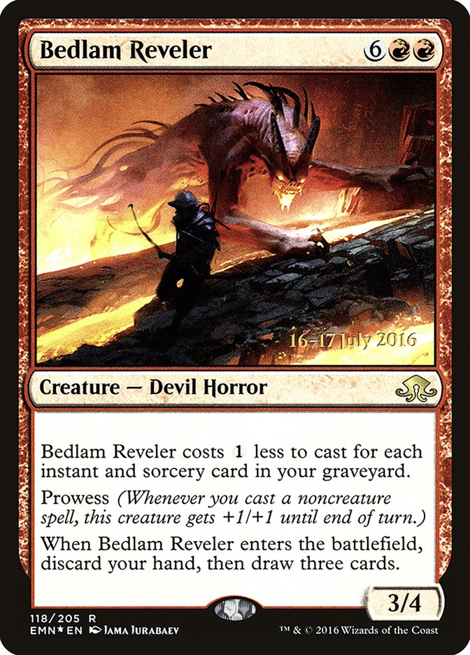 Bedlam Reveler  (Prerelease) [Eldritch Moon Prerelease Promos] | Webway Games