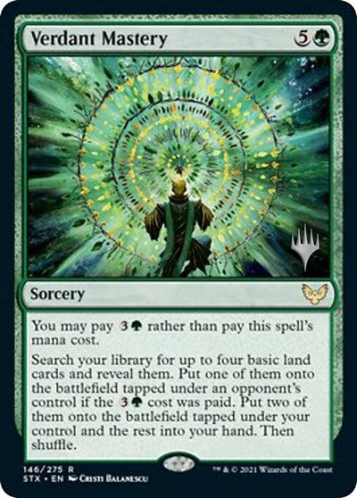 Verdant Mastery (Promo Pack) [Strixhaven: School of Mages Promos] | Webway Games