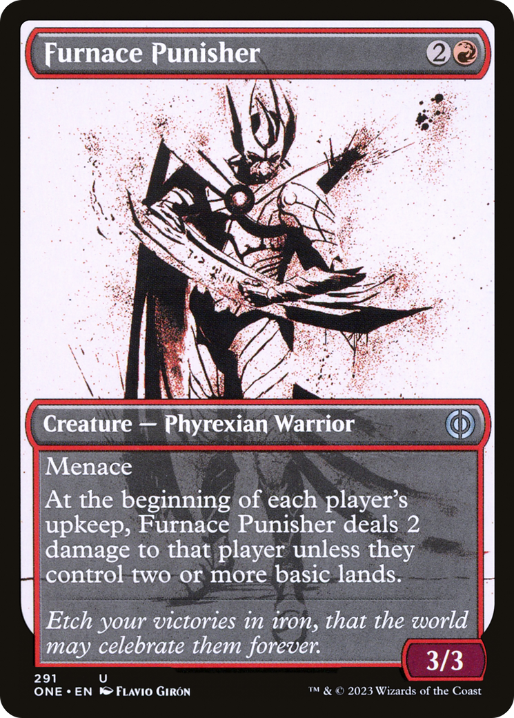 Furnace Punisher (Showcase Ichor) [Phyrexia: All Will Be One] | Webway Games