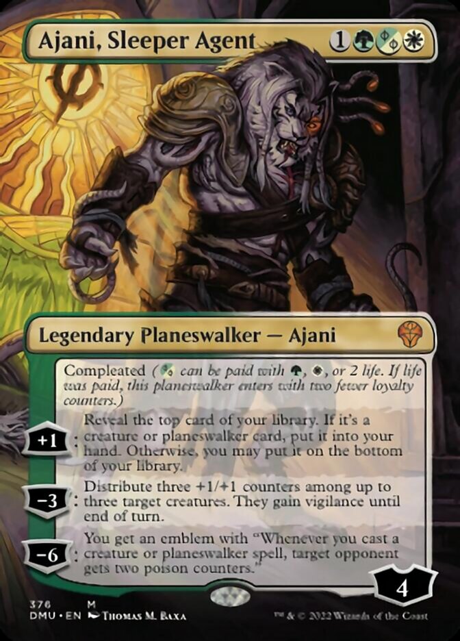 Ajani, Sleeper Agent (Borderless) (376) [Dominaria United] | Webway Games