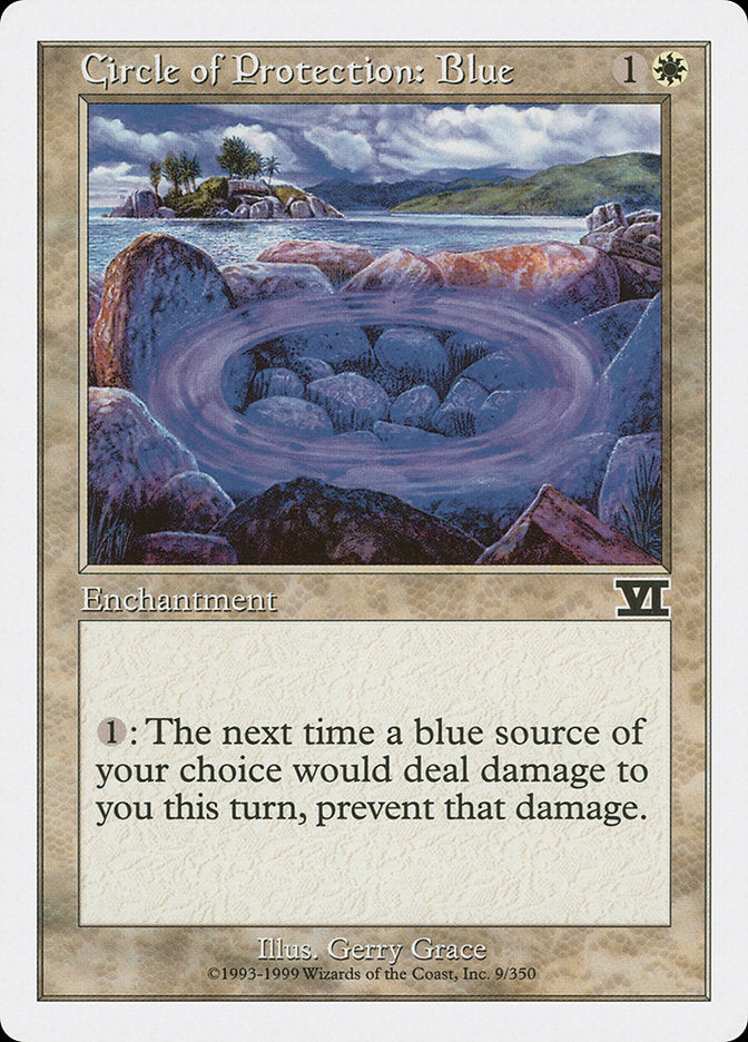 Circle of Protection: Blue [Classic Sixth Edition] | Webway Games