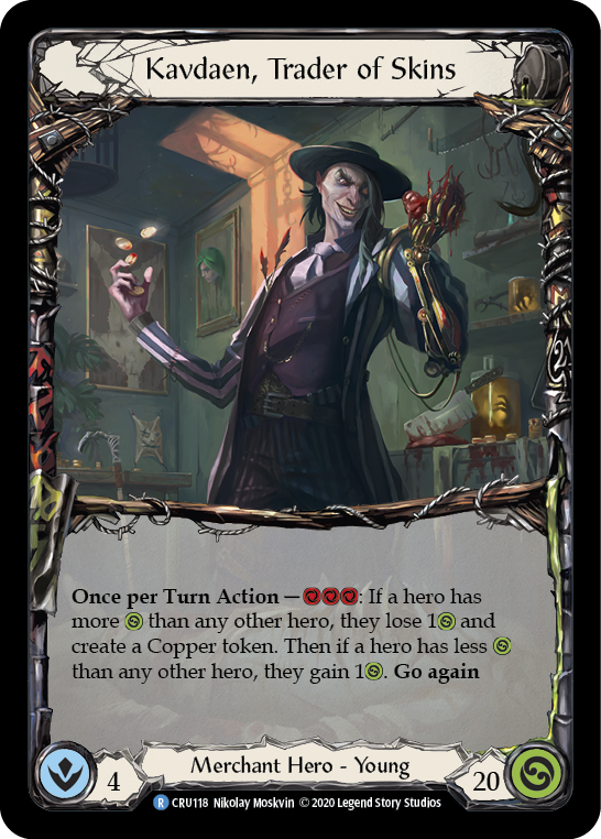 Kavdaen, Trader of Skins [CRU118] 1st Edition Rainbow Foil | Webway Games