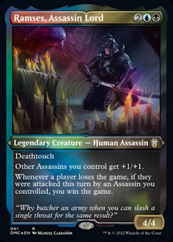 Ramses, Assassin Lord (Foil Etched) [Dominaria United Commander] | Webway Games
