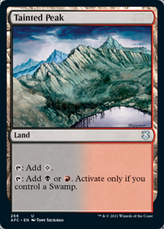 Tainted Peak [Dungeons & Dragons: Adventures in the Forgotten Realms Commander] | Webway Games