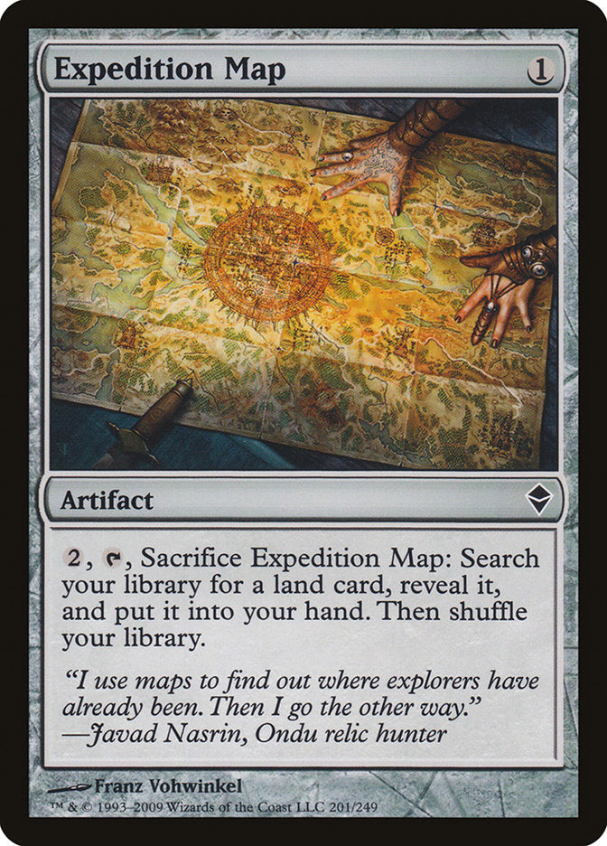 Expedition Map [Zendikar] | Webway Games