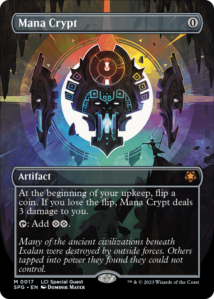 Mana Crypt (Borderless) [The Lost Caverns of Ixalan Special Guests] | Webway Games