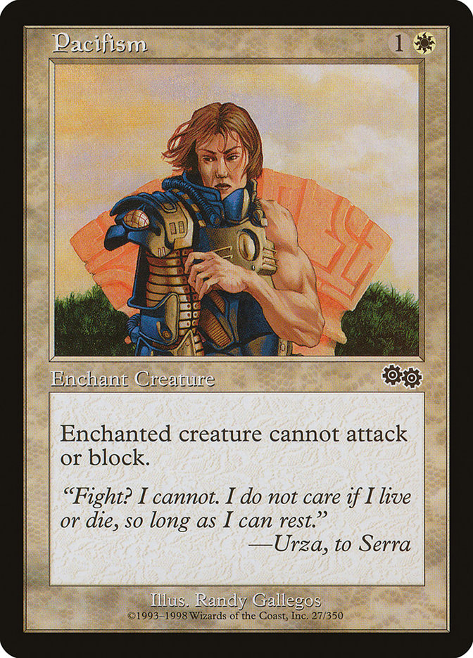 Pacifism [Urza's Saga] | Webway Games