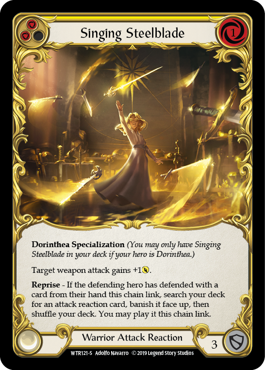 Singing Steelblade [WTR121-S] Alpha Print Normal | Webway Games