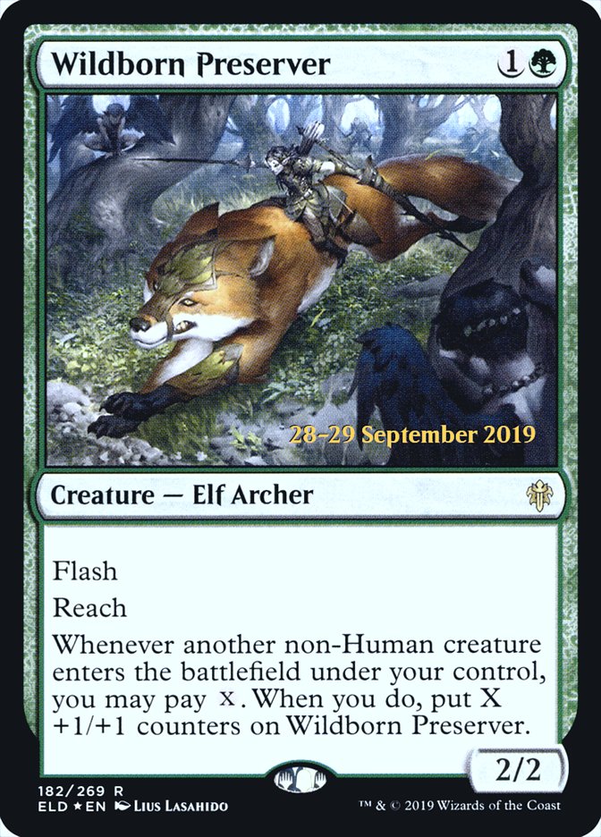 Wildborn Preserver  [Throne of Eldraine Prerelease Promos] | Webway Games