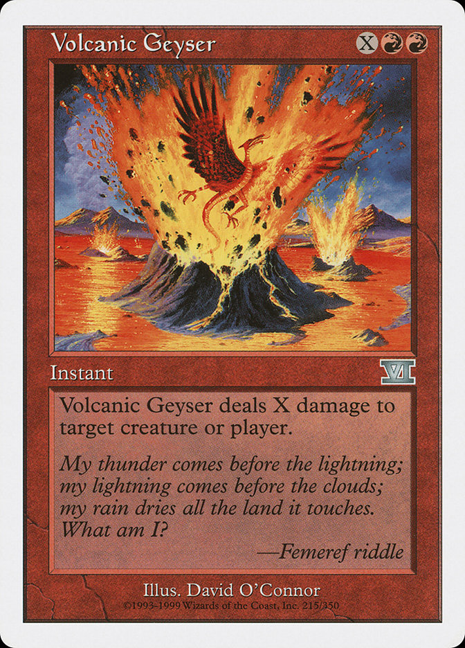 Volcanic Geyser [Classic Sixth Edition] | Webway Games
