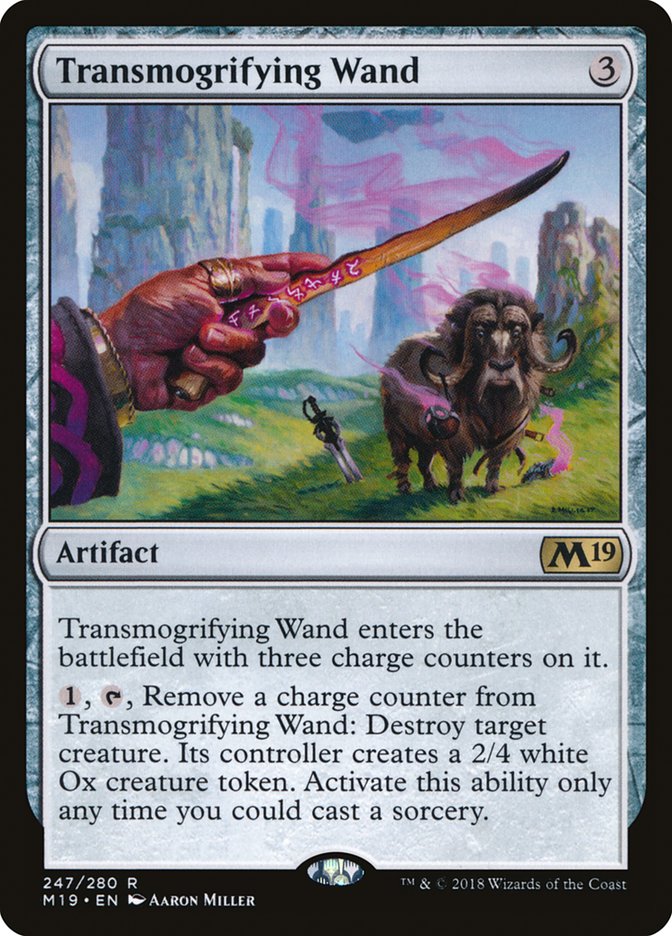 Transmogrifying Wand [Core Set 2019] | Webway Games