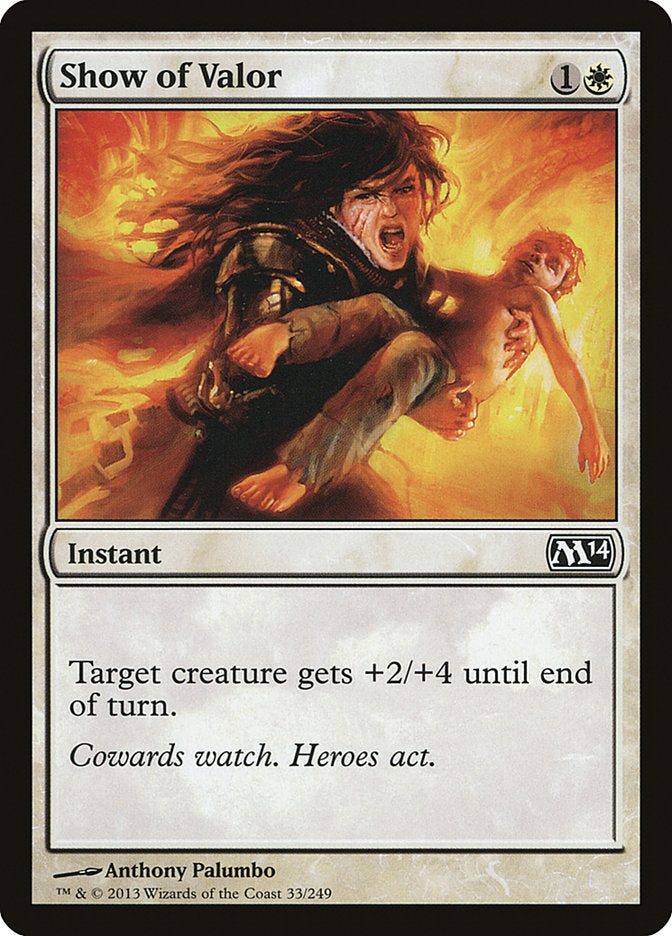 Show of Valor [Magic 2014] | Webway Games