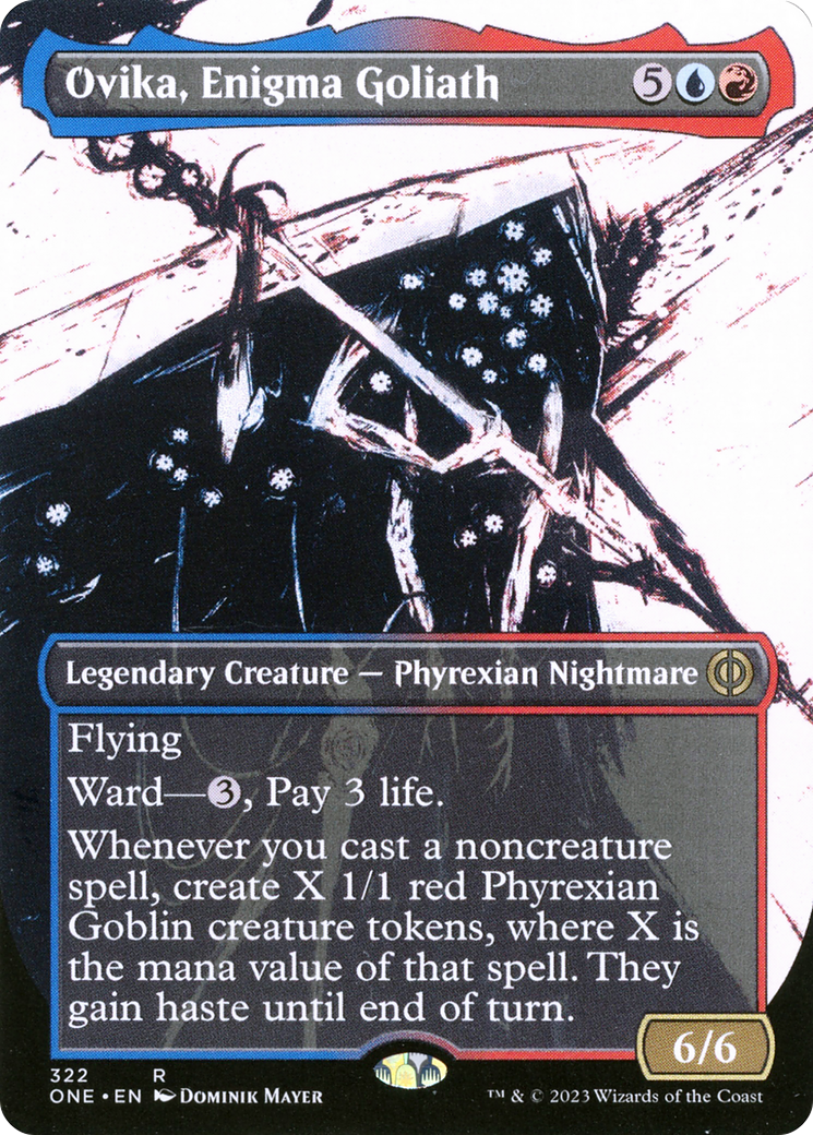 Ovika, Enigma Goliath (Borderless Ichor) [Phyrexia: All Will Be One] | Webway Games