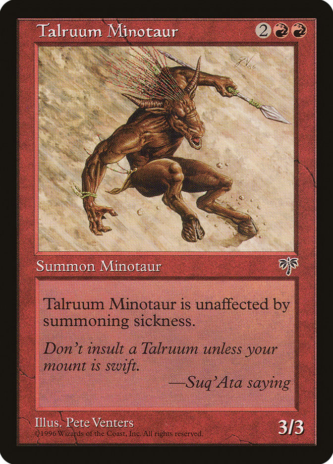 Talruum Minotaur [Mirage] | Webway Games