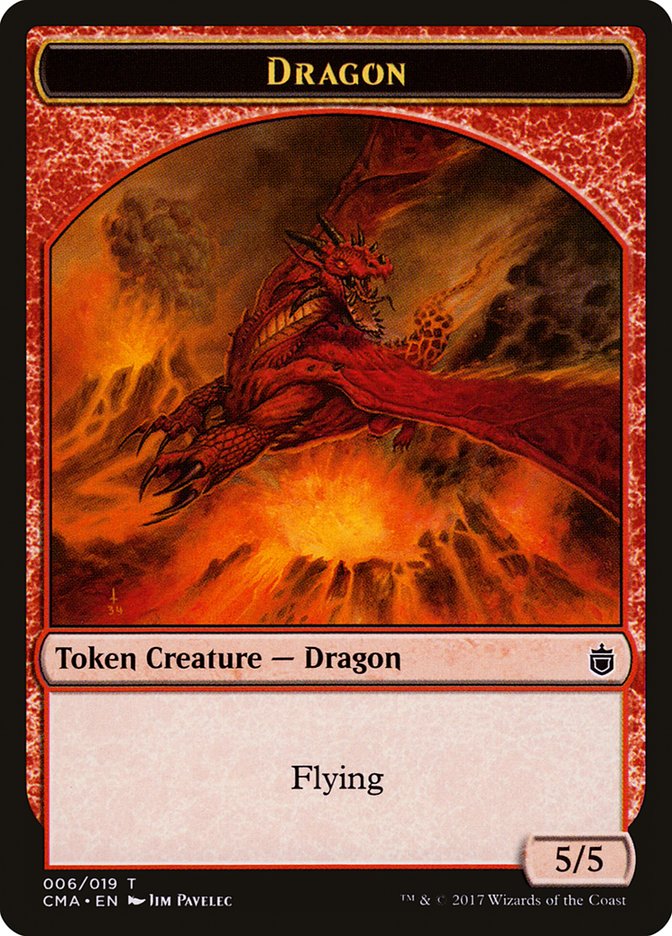 Dragon [Commander Anthology Tokens] | Webway Games