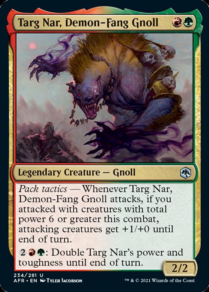 Targ Nar, Demon-Fang Gnoll [Dungeons & Dragons: Adventures in the Forgotten Realms] | Webway Games