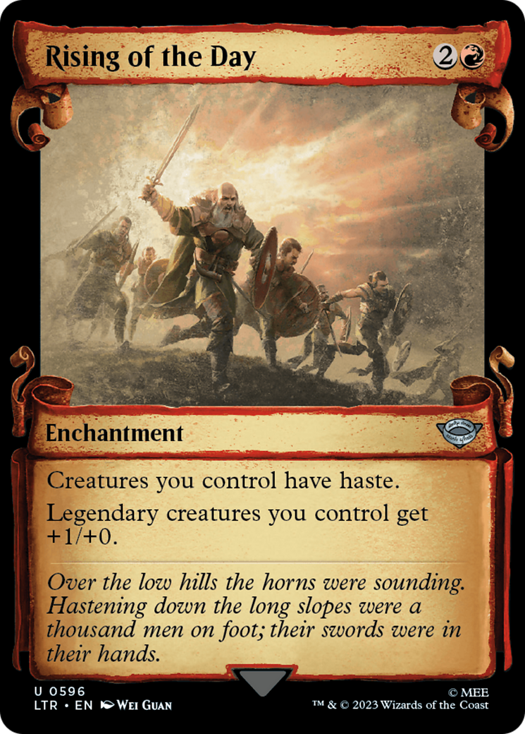 Rising of the Day [The Lord of the Rings: Tales of Middle-Earth Showcase Scrolls] | Webway Games