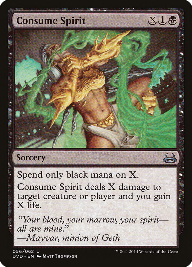 Consume Spirit (Divine vs. Demonic) [Duel Decks Anthology] | Webway Games