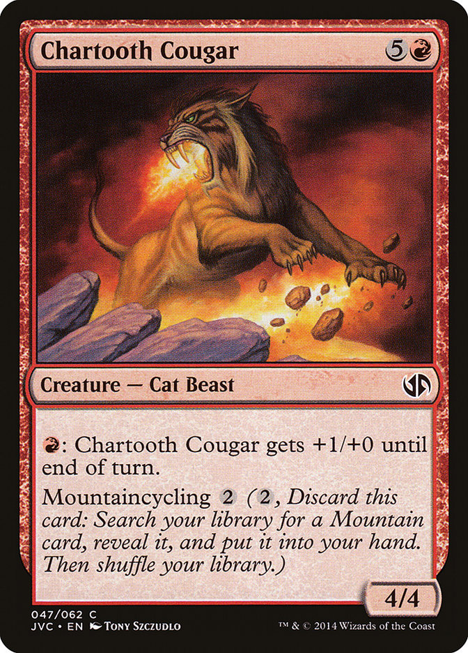 Chartooth Cougar [Duel Decks Anthology] | Webway Games