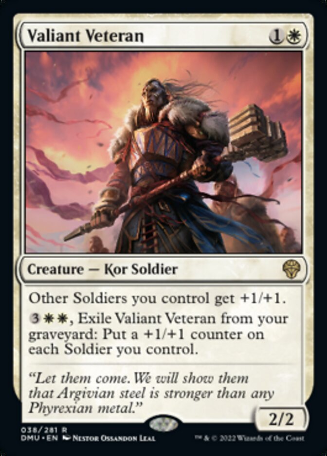 Valiant Veteran [Dominaria United] | Webway Games