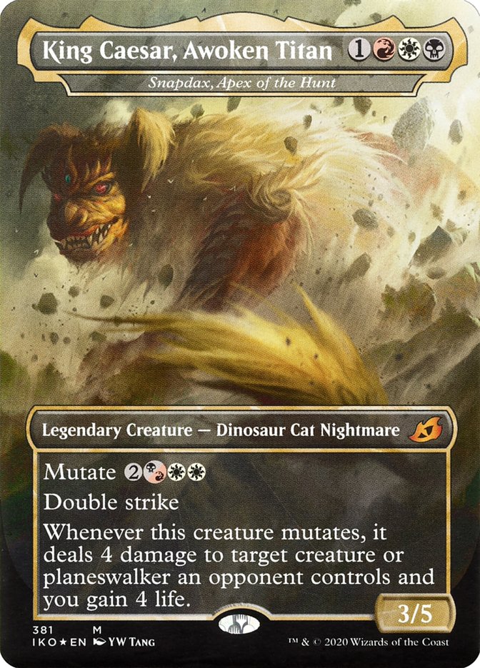 Snapdax, Apex of the Hunt - King Caesar, Awoken Titan (Godzilla Series) [Ikoria: Lair of Behemoths] | Webway Games