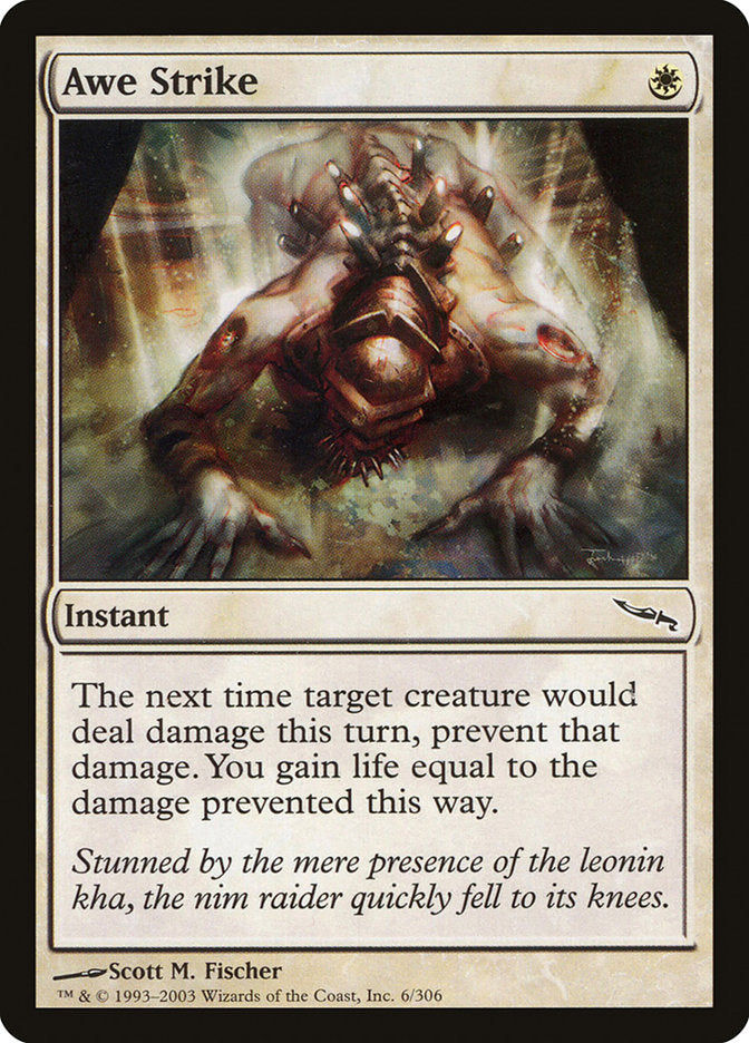 Awe Strike [Mirrodin] | Webway Games