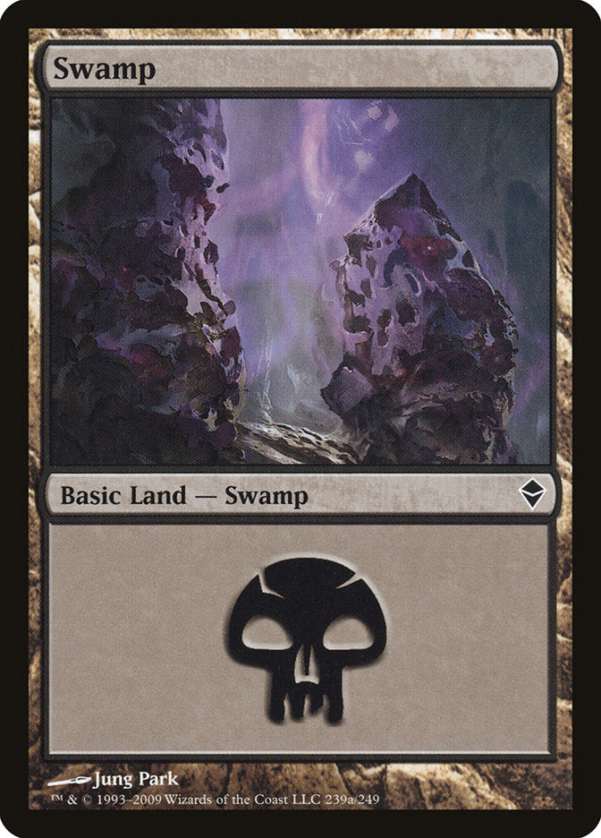 Swamp (#239a) [Zendikar] | Webway Games