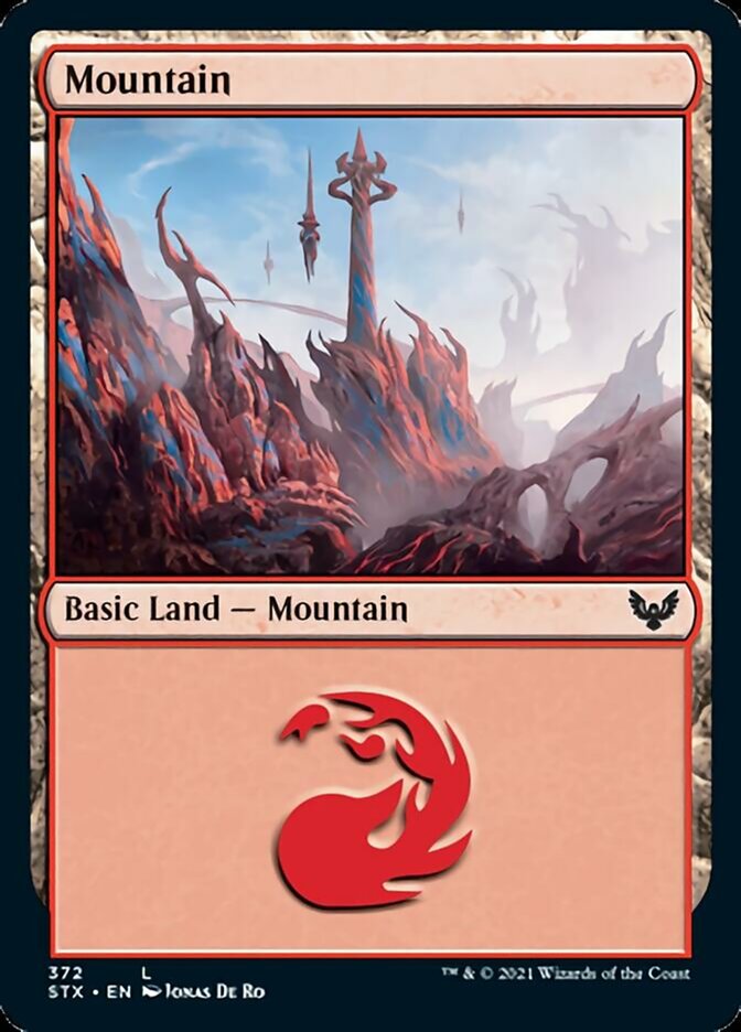 Mountain (#372) [Strixhaven: School of Mages] | Webway Games
