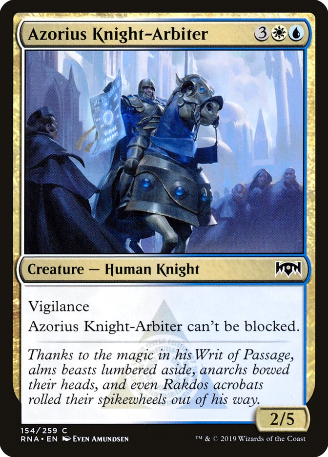 Azorius Knight-Arbiter [Ravnica Allegiance] | Webway Games