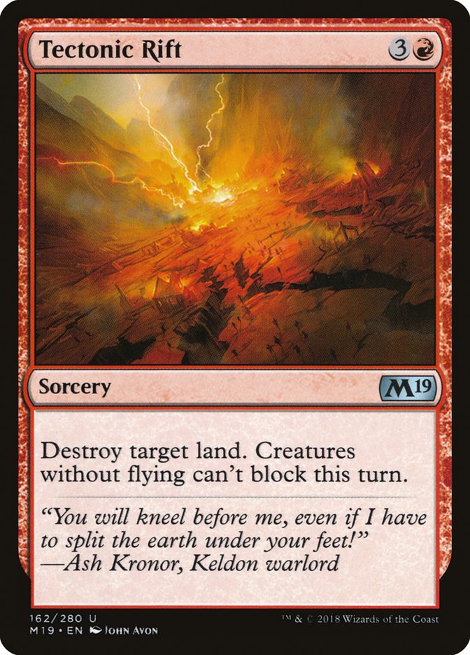 Tectonic Rift [Core Set 2019] | Webway Games