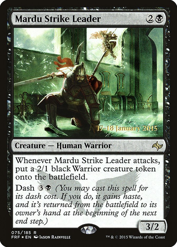 Mardu Strike Leader  (Prerelease) [Fate Reforged Prerelease Promos] | Webway Games