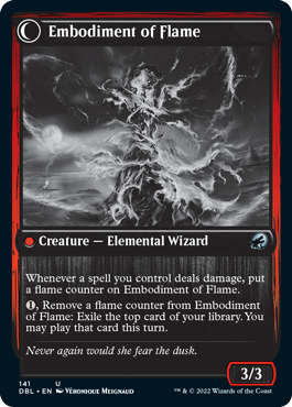 Flame Channeler // Embodiment of Flame [Innistrad: Double Feature] | Webway Games
